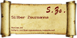 Silber Zsuzsanna névjegykártya